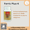 Ferric Plus-K ชนิดเม็ด วิตามินบำรุงเลือดและสุขภาพ สำหรับสุนัขและแมว บรรจุ 40 เม็ด