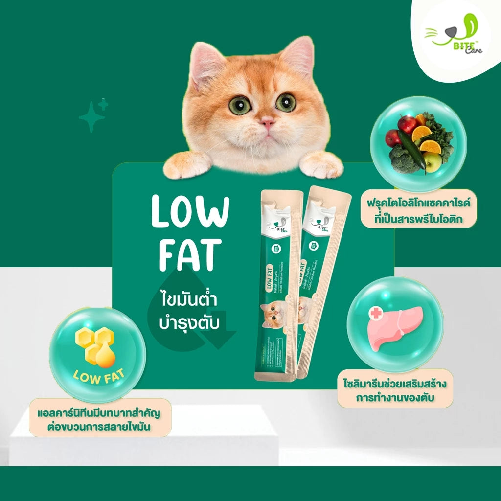 Bite Care Safety Snack (ไบท์ แคร์) ขนมแมวเลียเพื่อสุขภาพ ขนาด 12 g [แบ่งขาย]