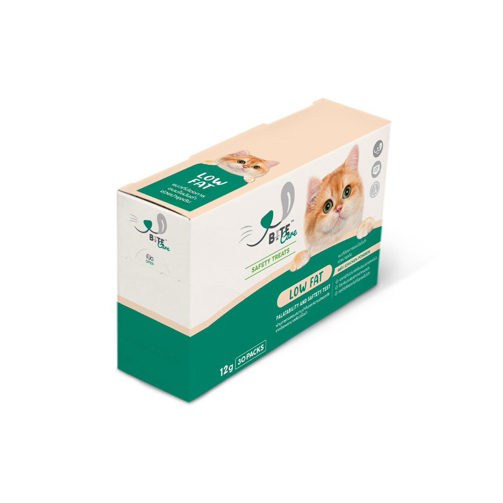 Bite Care Safety Snack (ไบท์ แคร์) ขนมแมวเลียเพื่อสุขภาพ ขนาด 12 g [ยกกล่อง]